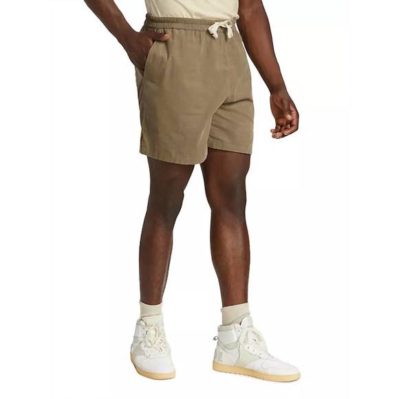 NEW FRAME light weight cord shorts in dark beige - Picture 3 of 5